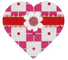 2264-D Plaid Heart