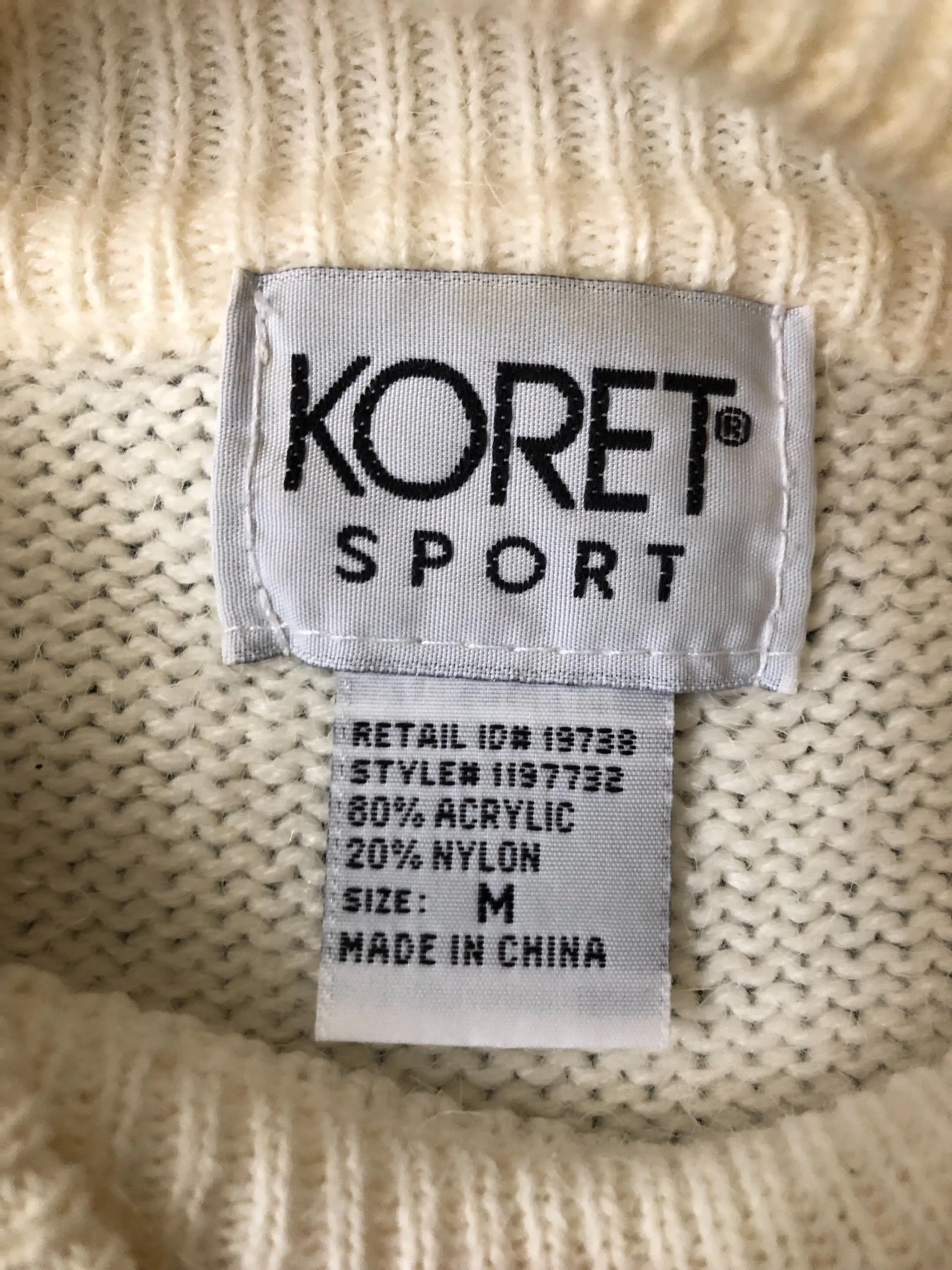 '80’s Fairy Kei Kawaii Christmas Sweater by Koret Sport