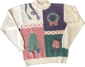 '80’s Fairy Kei Kawaii Christmas Sweater by Koret Sport