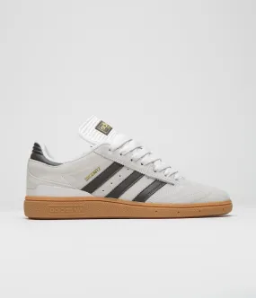 Adidas Busenitz Shoes - Crystal White / Shadow Olive / Gum