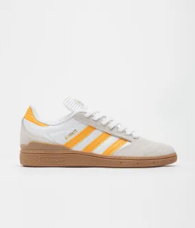 Adidas Busenitz Shoes - Crystal White / Yellow / Gum4