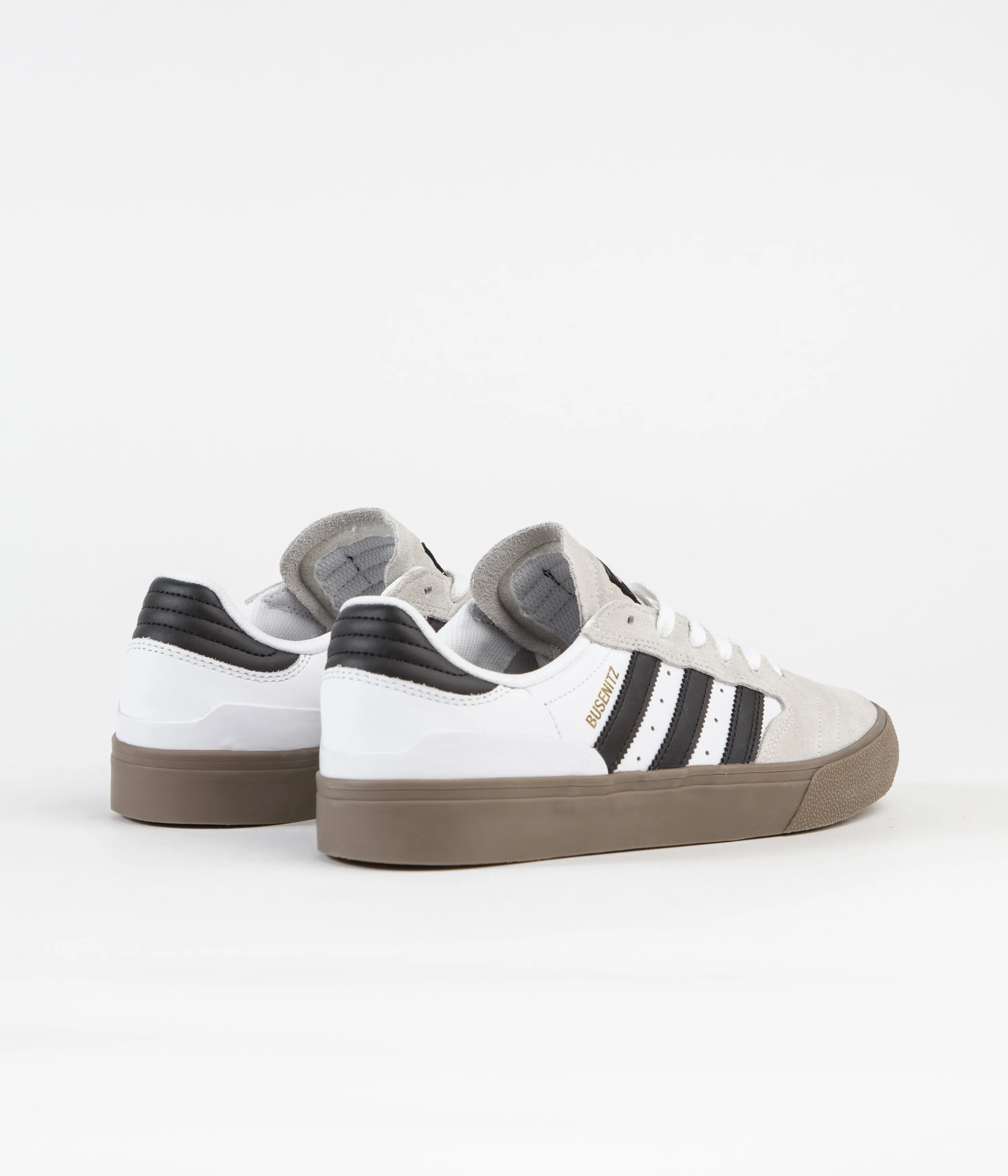 Adidas Busenitz Vulc II Shoes - FTWR White / Core Black / Gold Metallic