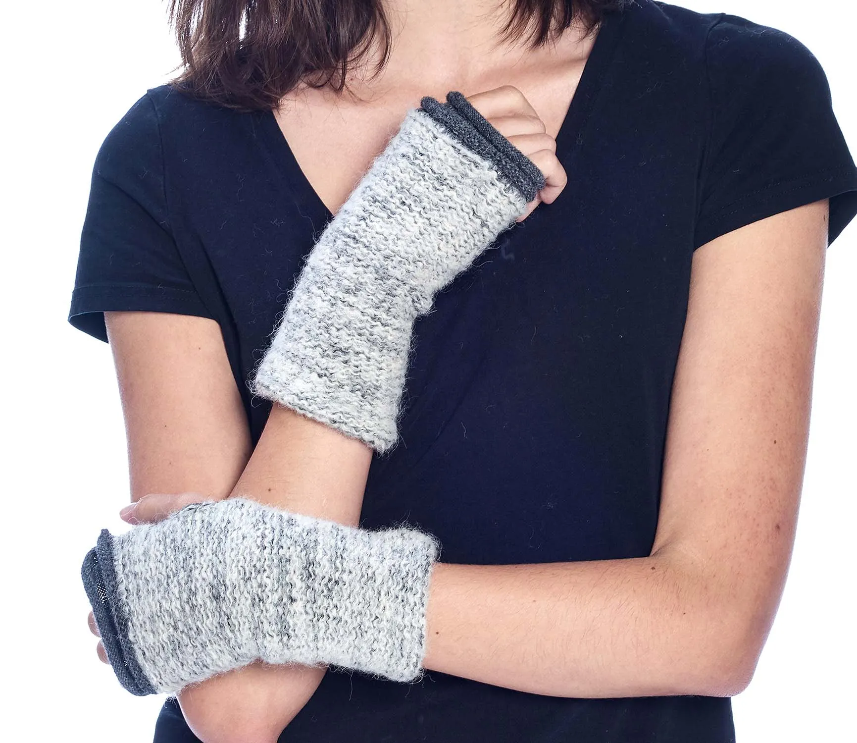 Alpaca Gloves - Caraveli - Stone