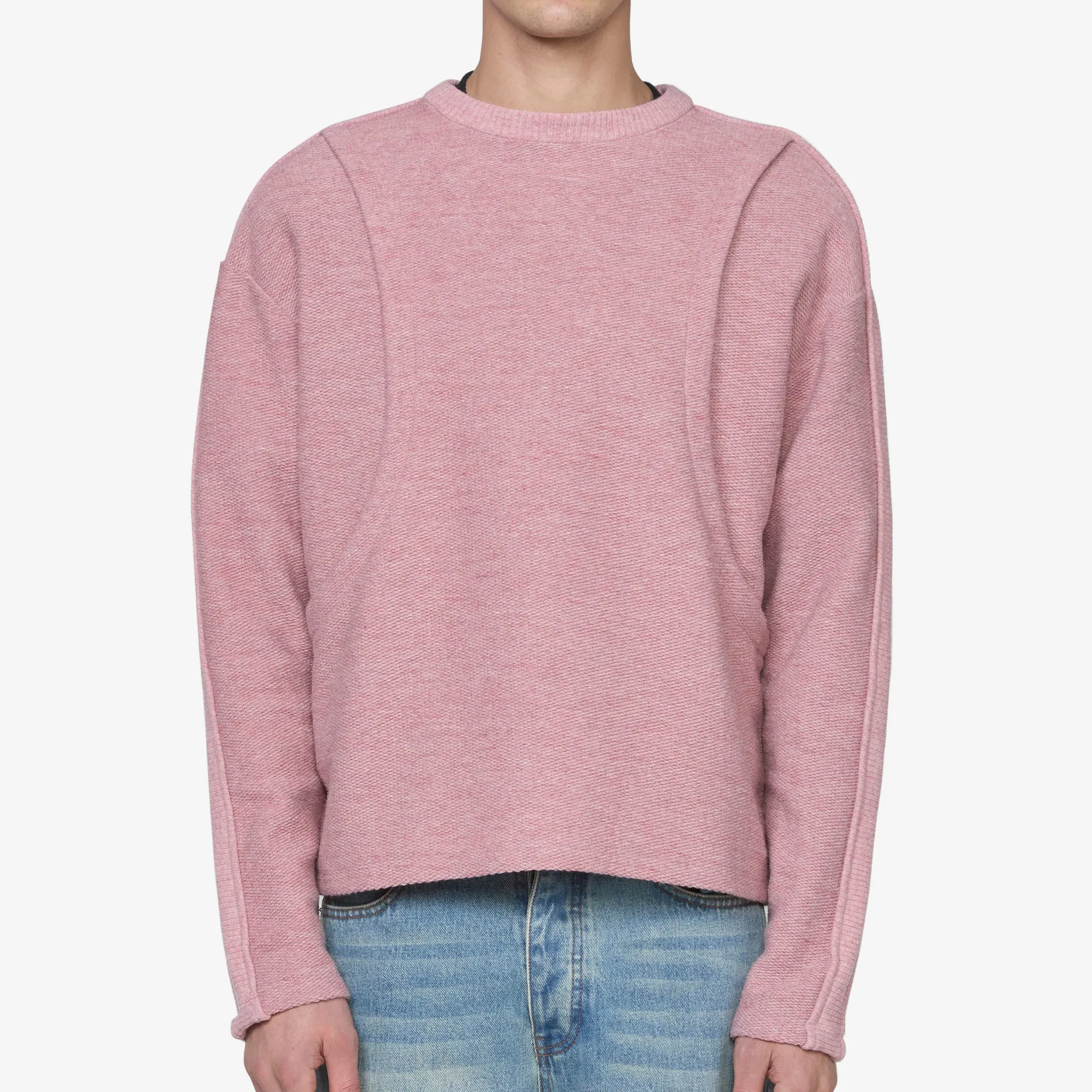 Amanes Crewneck Sweater Pink