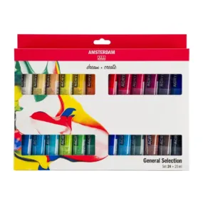 Amsterdam Standard Series Acrylic paint General Selection Set | 24 x 20 ml