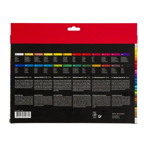 Amsterdam Standard Series Acrylic paint General Selection Set | 24 x 20 ml