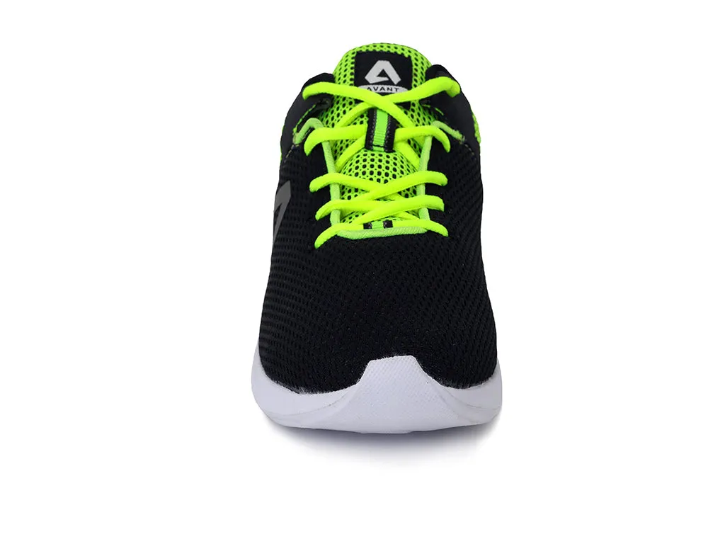 Avant Men's Impact Running and Training Shoes - Black/Neon Green