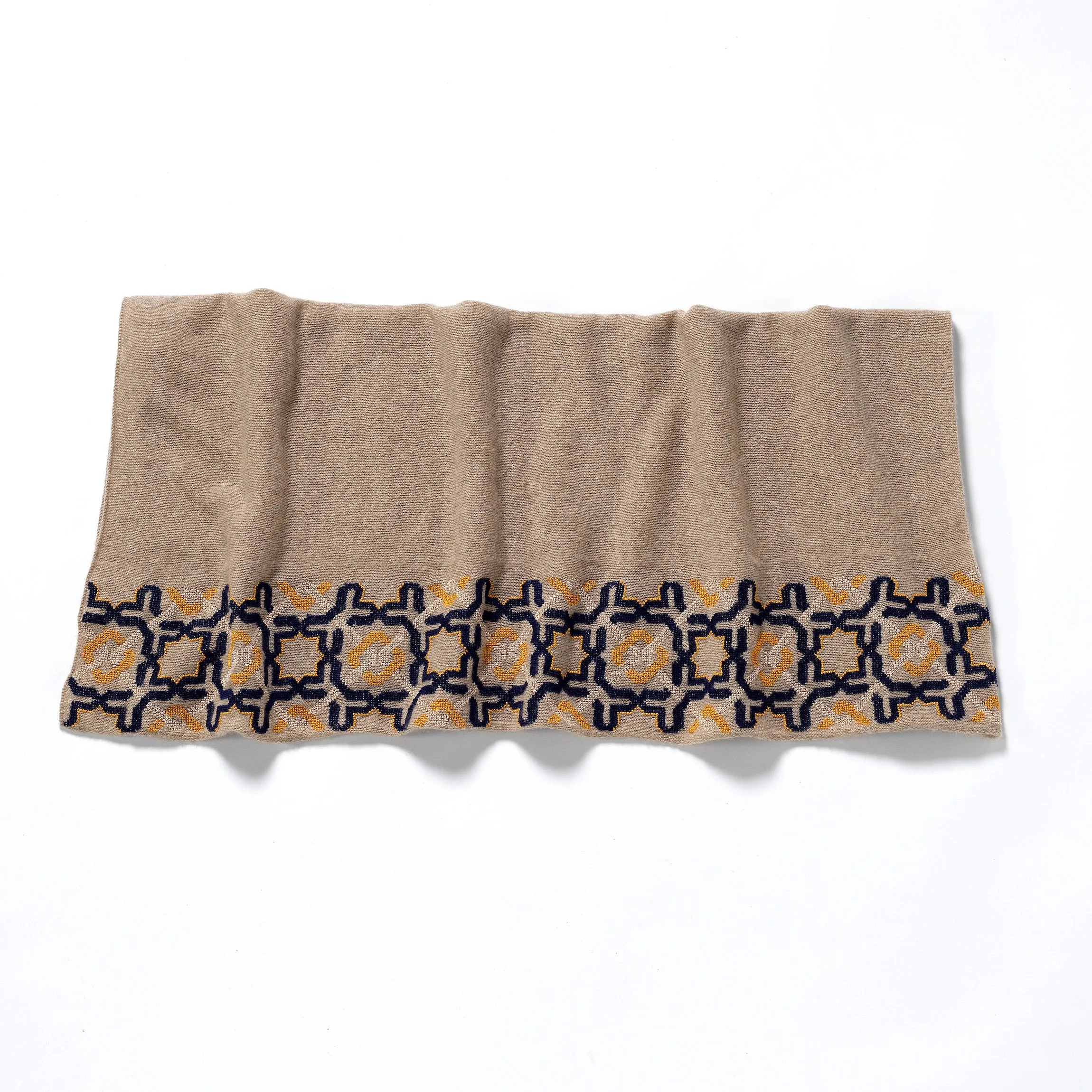 BEIGE CASHMERE SHAWL