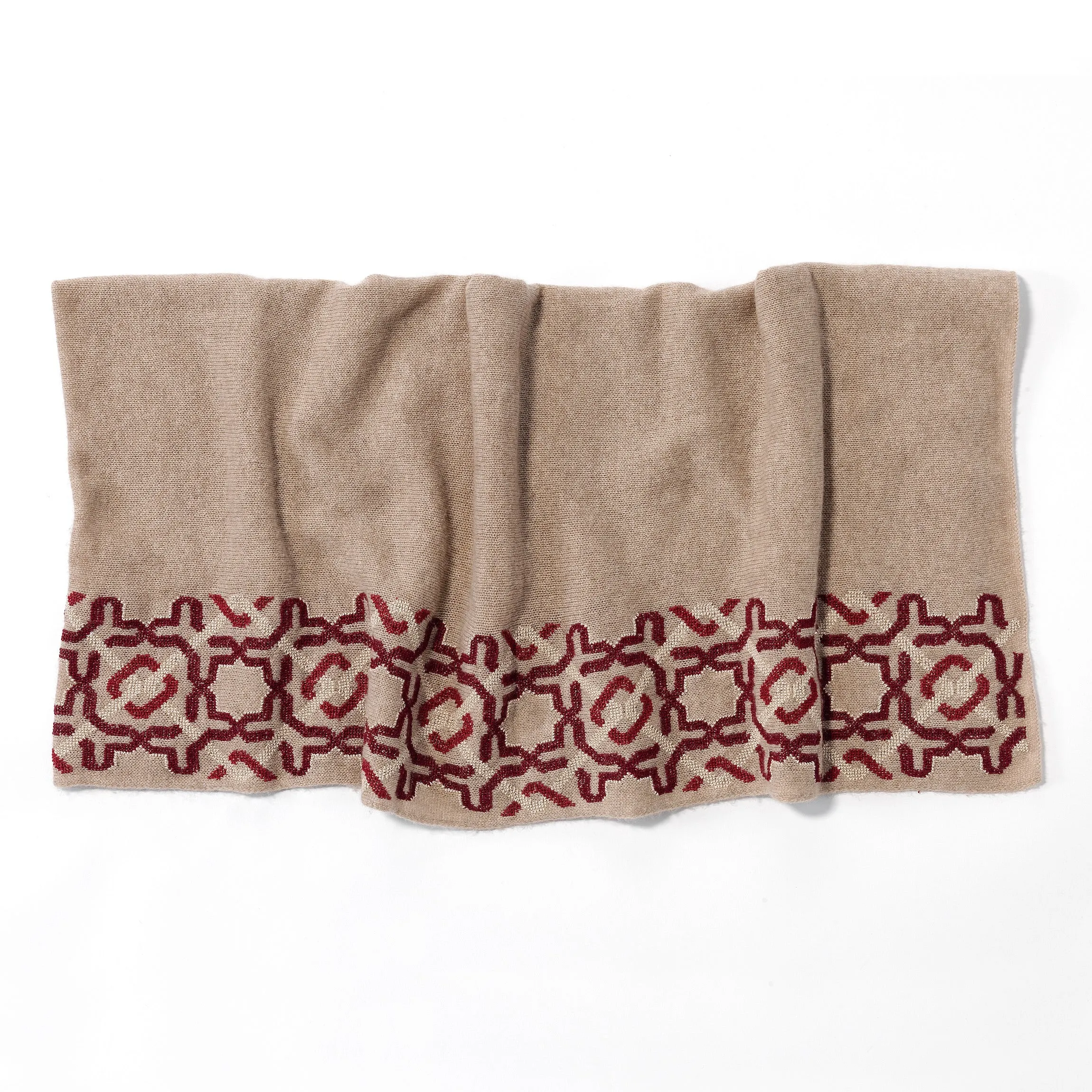 BEIGE CASHMERE SHAWL