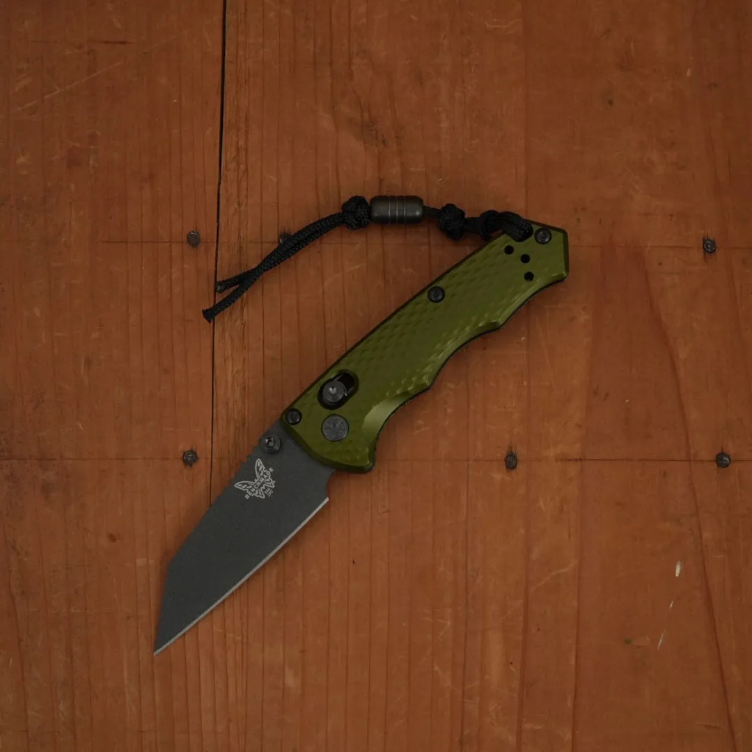 Benchmade 290BK-2 Full Immunity Wharncliffe CPM-M4 AXIS Lock Woodland Green Handle