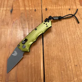 Benchmade 2950BK-2 Partial Immunity Wharncliffe CPM-M4 Auto AXIS Lock Woodland Green Handle