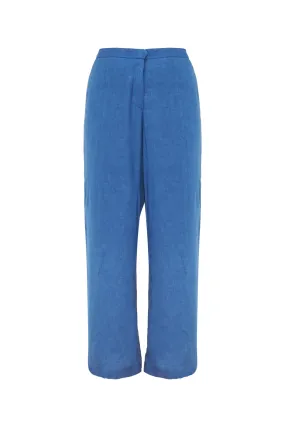 Buttonscarves X Jovian Paradiso Palome Pants In Royal Blue