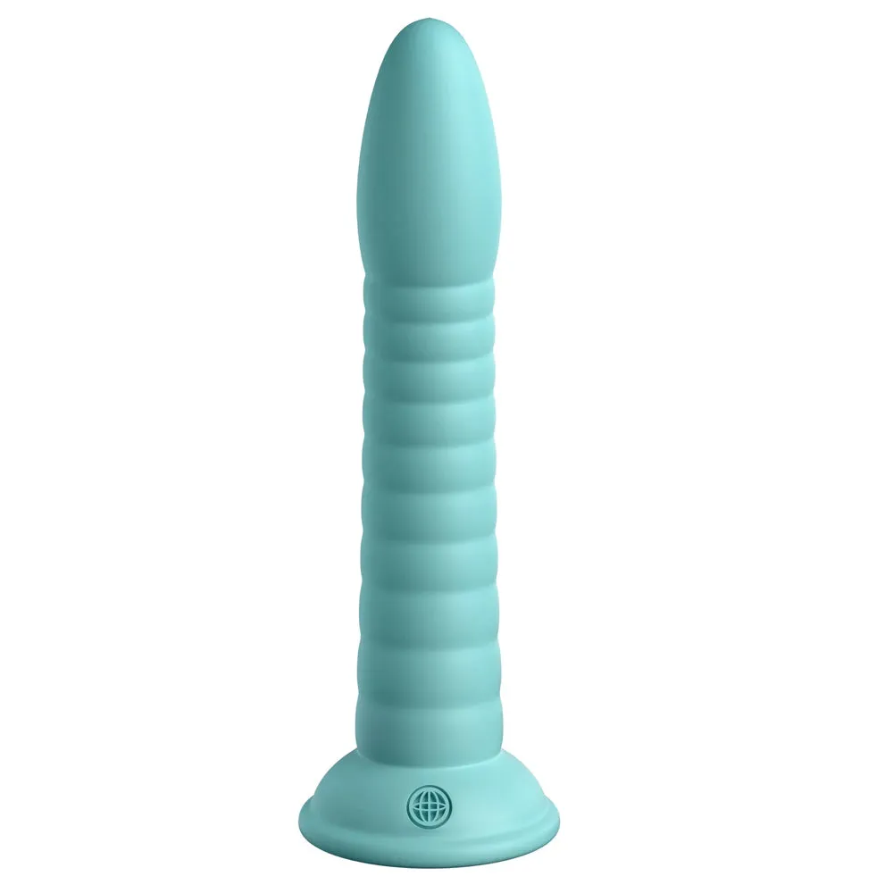 Dillio Wild Thing 7" Ribbed Platinum Cured Silicone Dildo