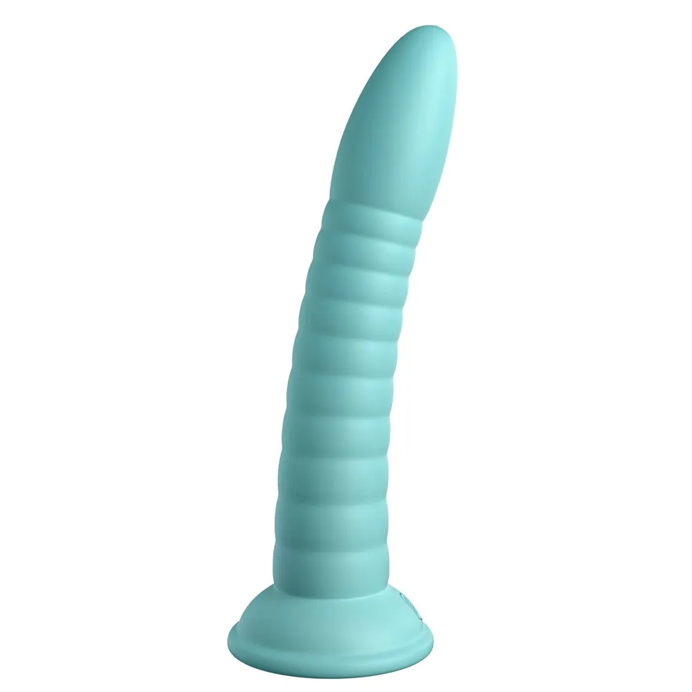 Dillio Wild Thing 7" Ribbed Platinum Cured Silicone Dildo