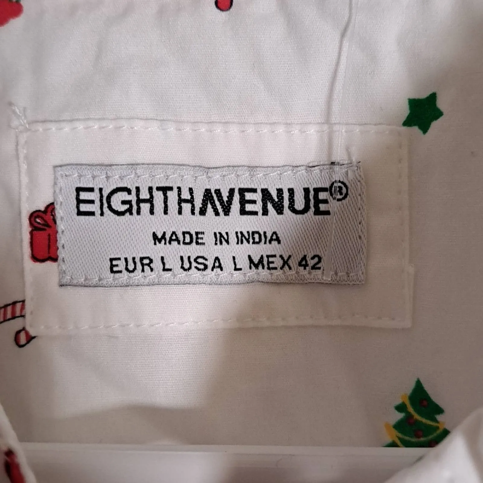 Eighth Avenue All Cotton Christmas Shirt Large