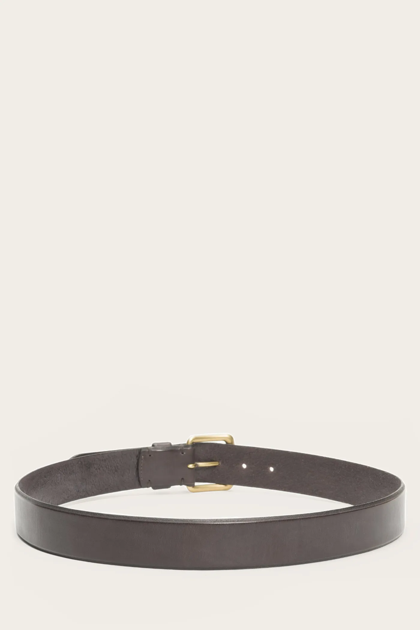 Flat Strap Raw Bevel Edge Belt