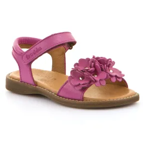 Froddo Girl's Flowers Sandals - Fuxia