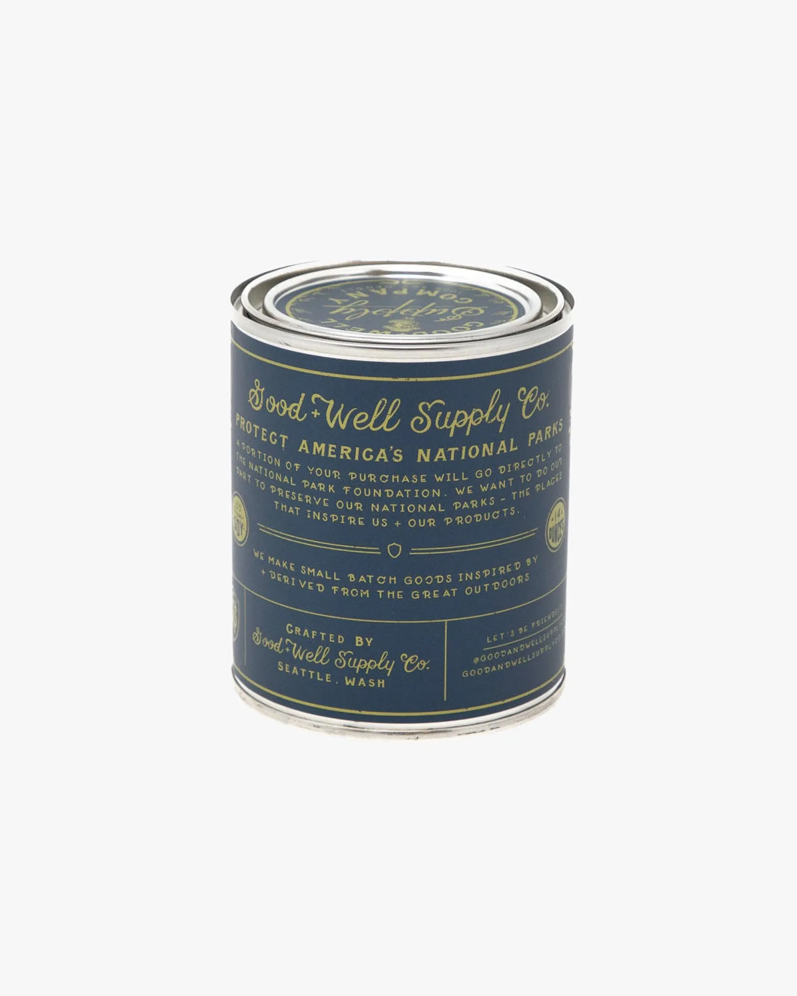 Good & Well Supply Co. National Park Soy Candle - Theodore Roosevelt