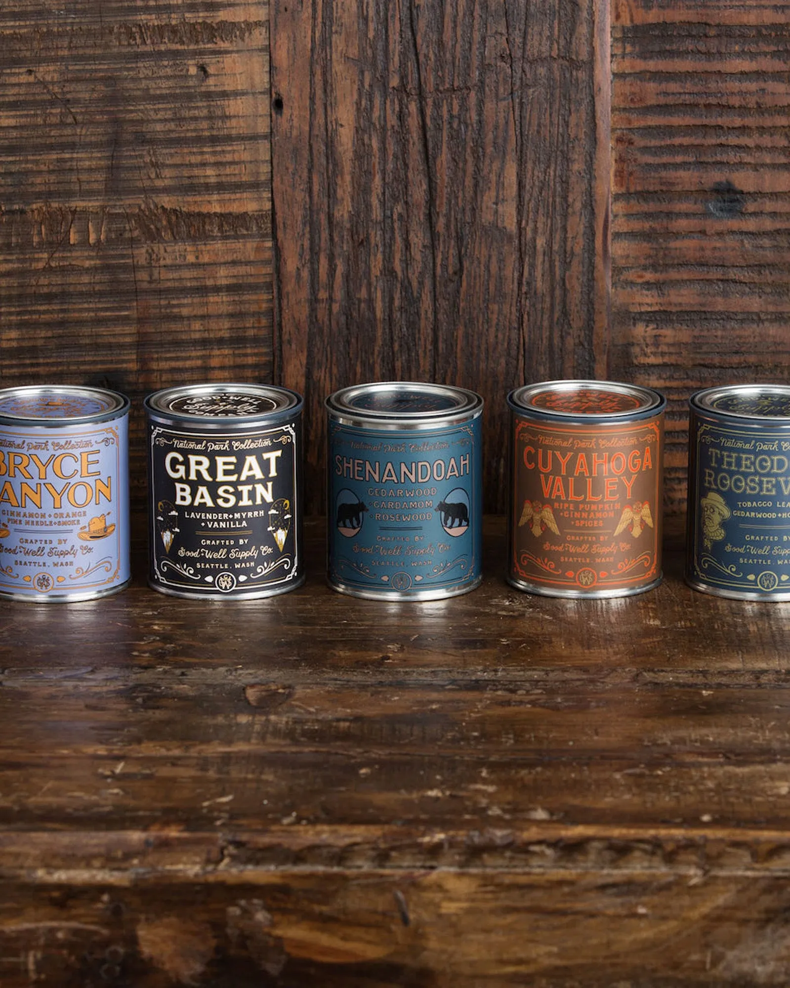 Good & Well Supply Co. National Park Soy Candle - Theodore Roosevelt