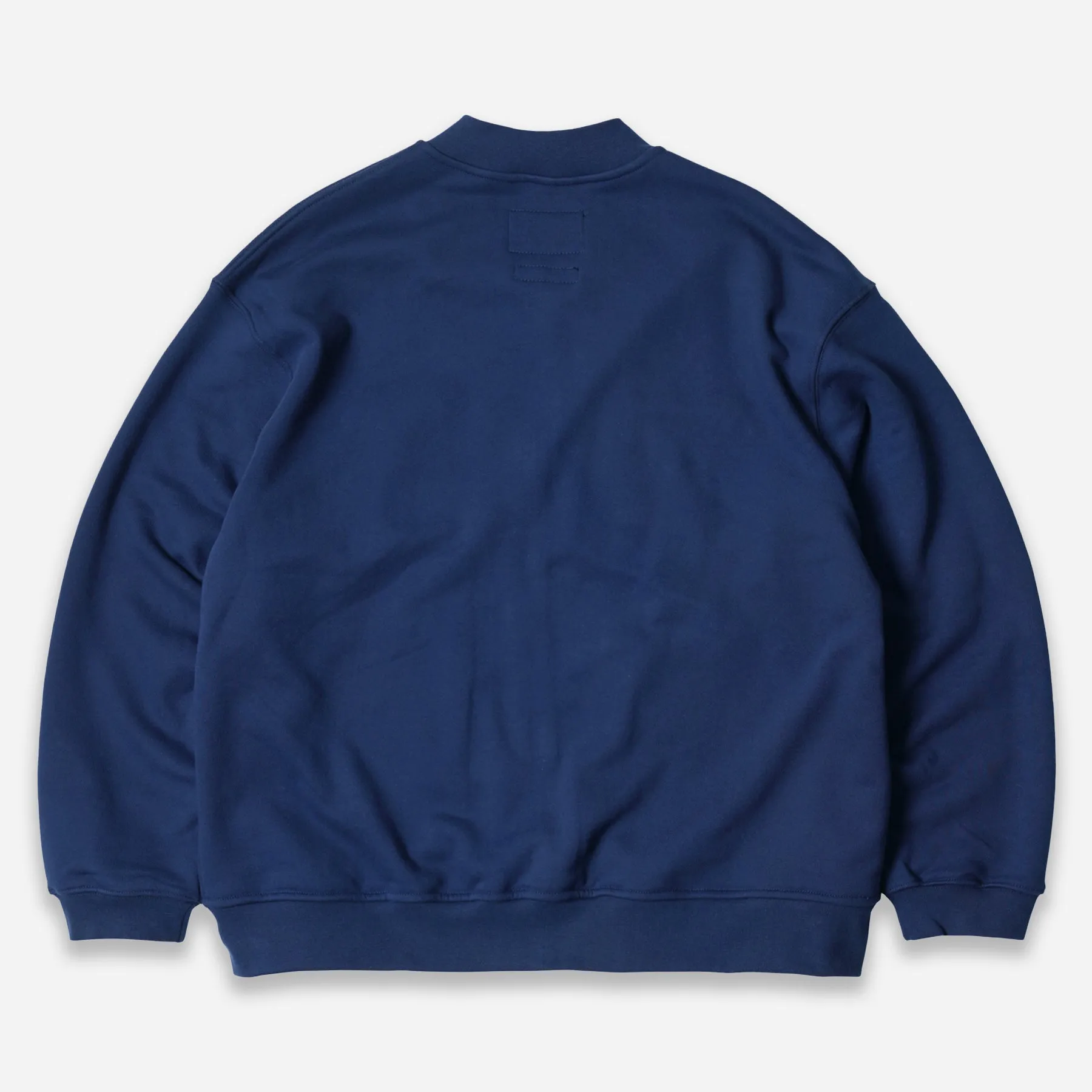 HEAVYWEIGHT SWEAT ZIP UP CARDIGAN - BLUE