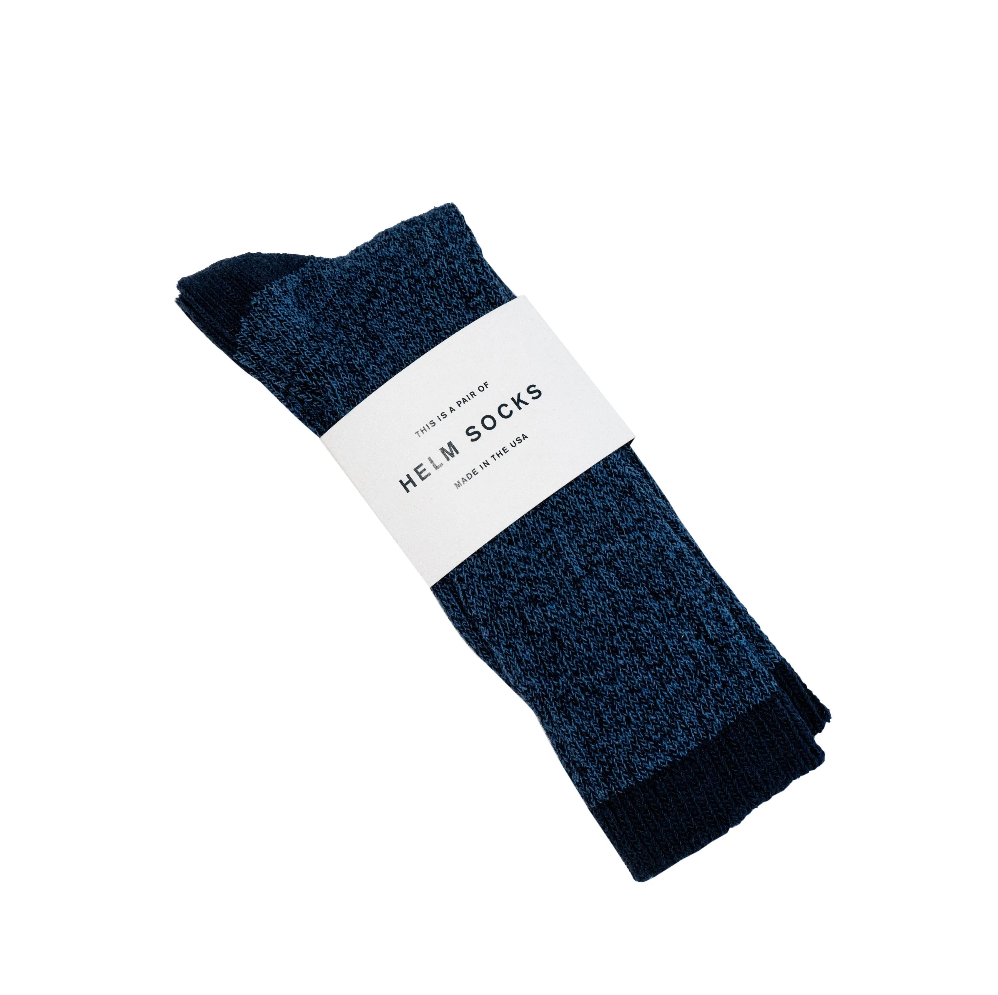 HELM Cabin Socks - Blue   Navy