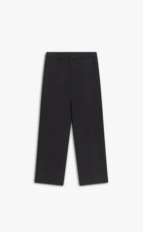 IRVINE RELAXED-FIT BLACK PANTS