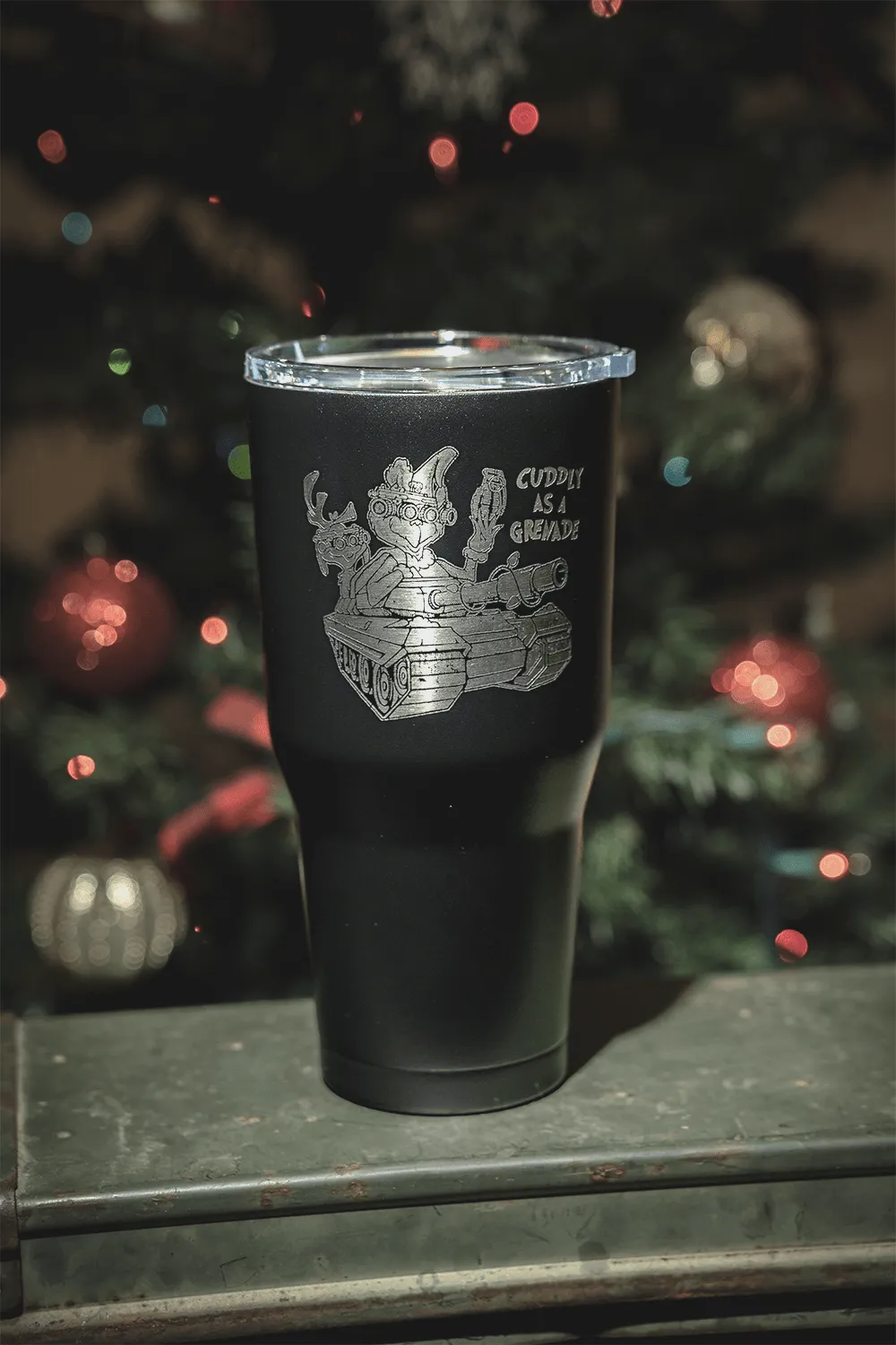 Java 30 oz Tumbler - Cuddly As A Grenade