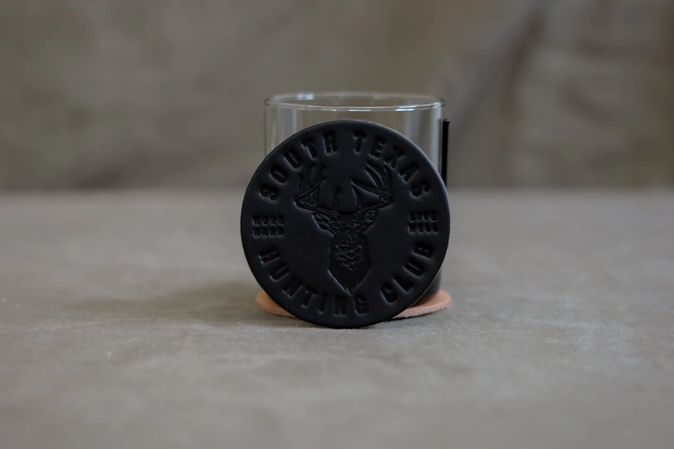 Leather Coaster | South Texas Hunting Club | Manready Mercantile