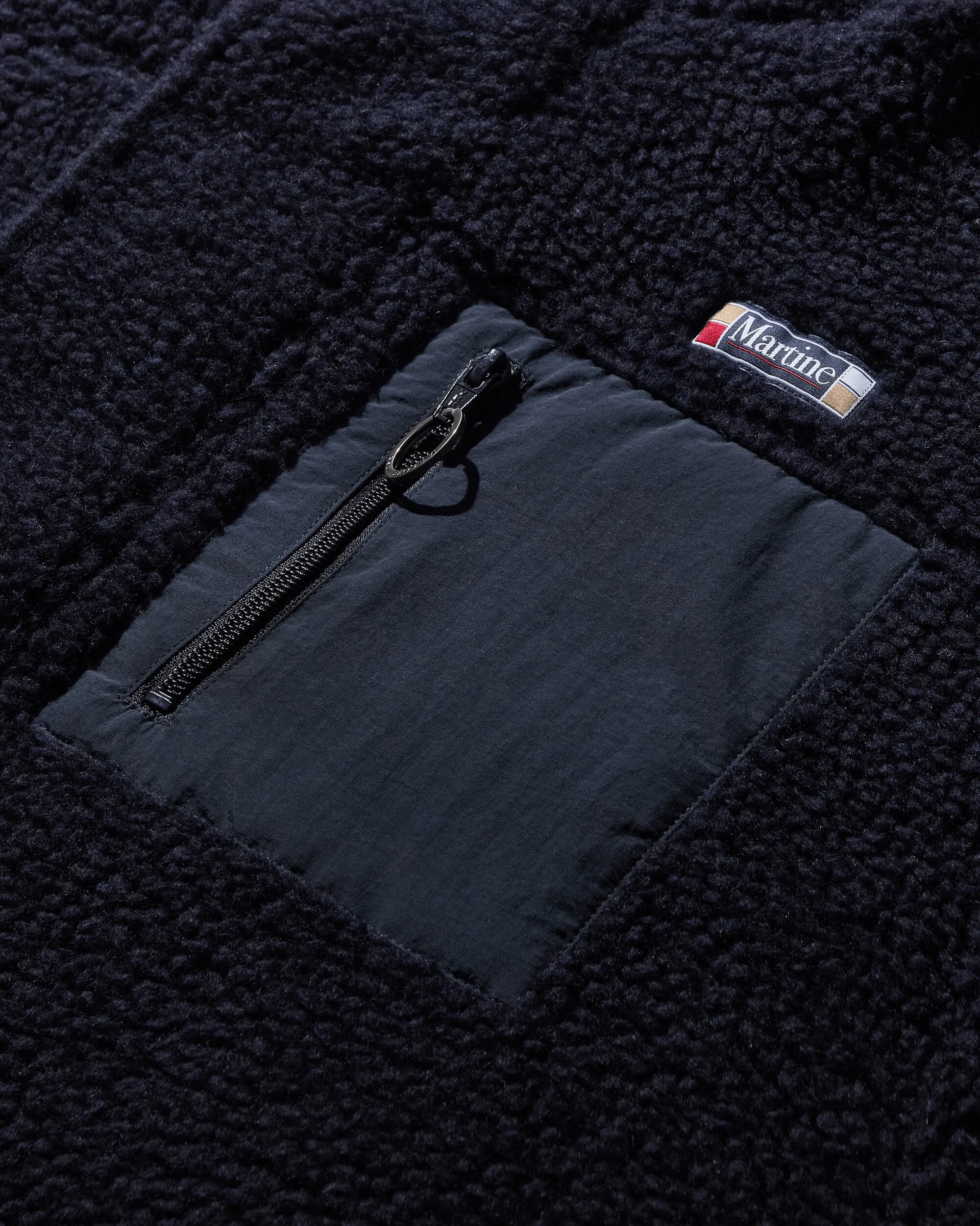 Men's Oversized Fleece Jacket Navy