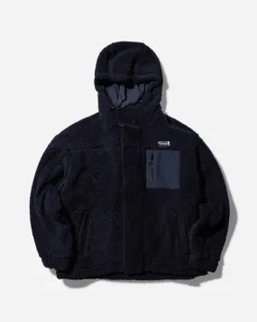 Men's Oversized Fleece Jacket Navy