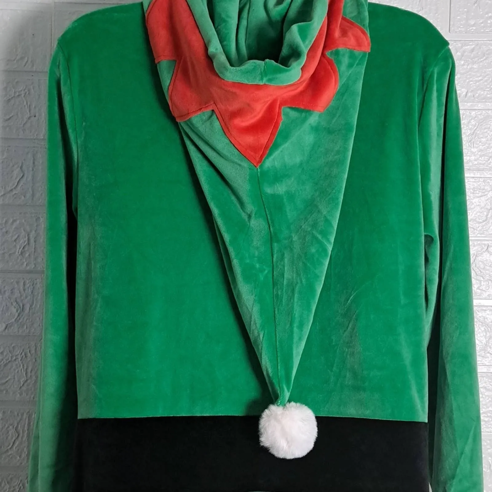 Poof Elf Full Zip One Piece Christmas Onesie XS