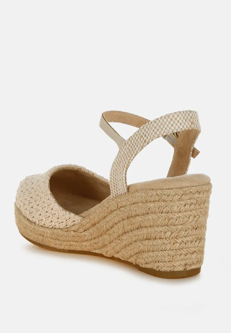 Raffia Espadrilles Sandals by RUW