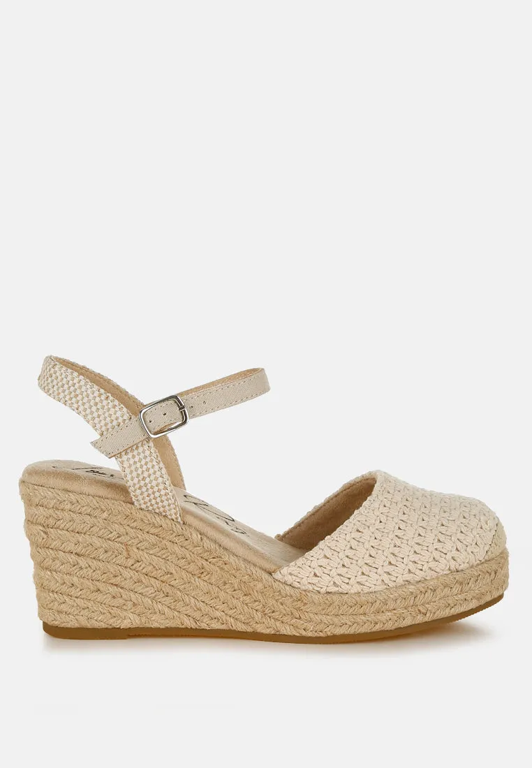 Raffia Espadrilles Sandals by RUW