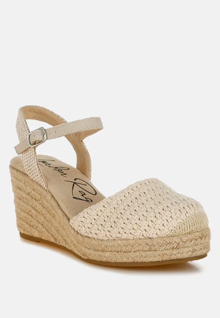 Raffia Espadrilles Sandals by RUW