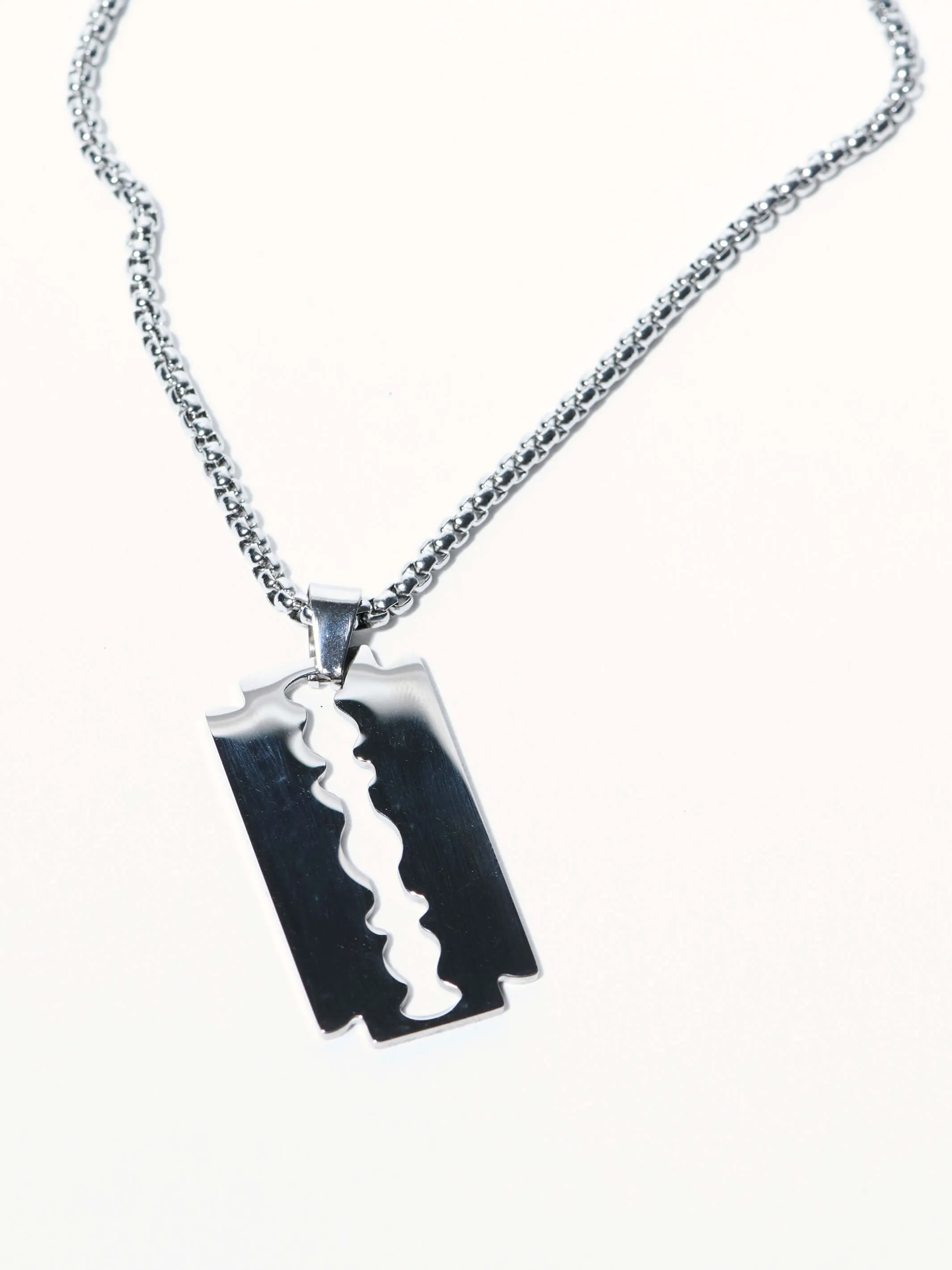 Razor Blade Necklace