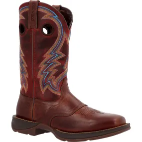 Rebel by DurangoÂ Burnished Pecan Fire Brick Western Boot