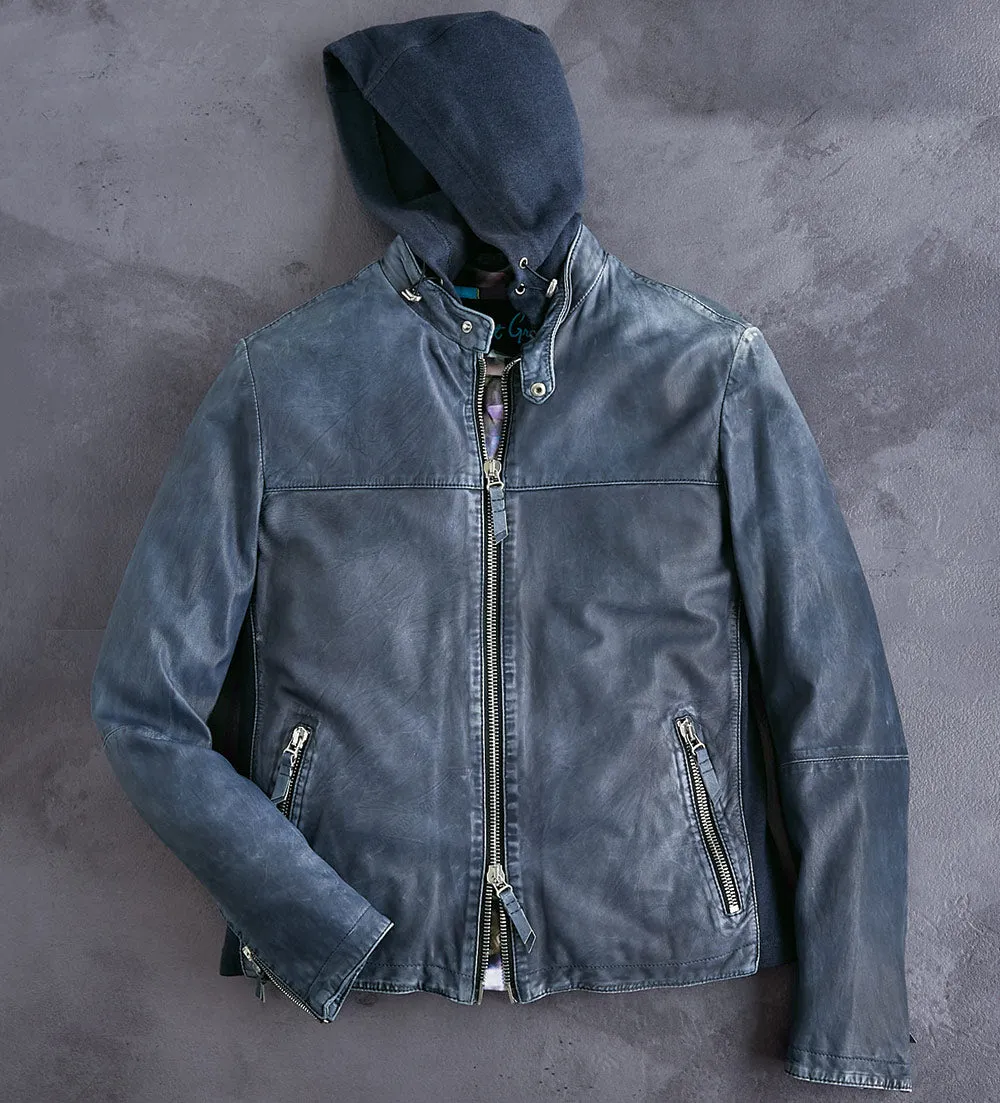 Reserve Blue Glove Leather Jacket