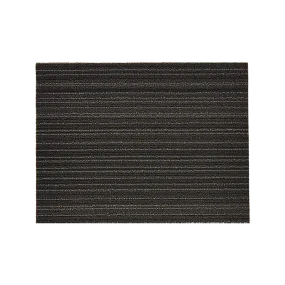 SKINNY STRIPE SHAG UTILITY MAT, STEEL