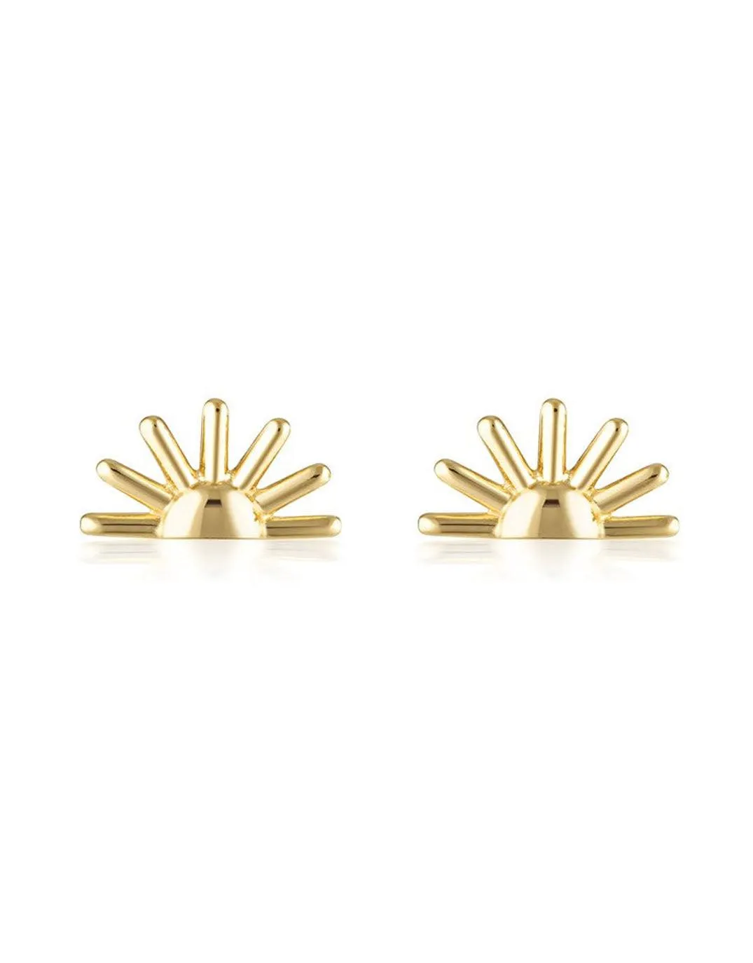 Sunrise Stud Earrings - Gold