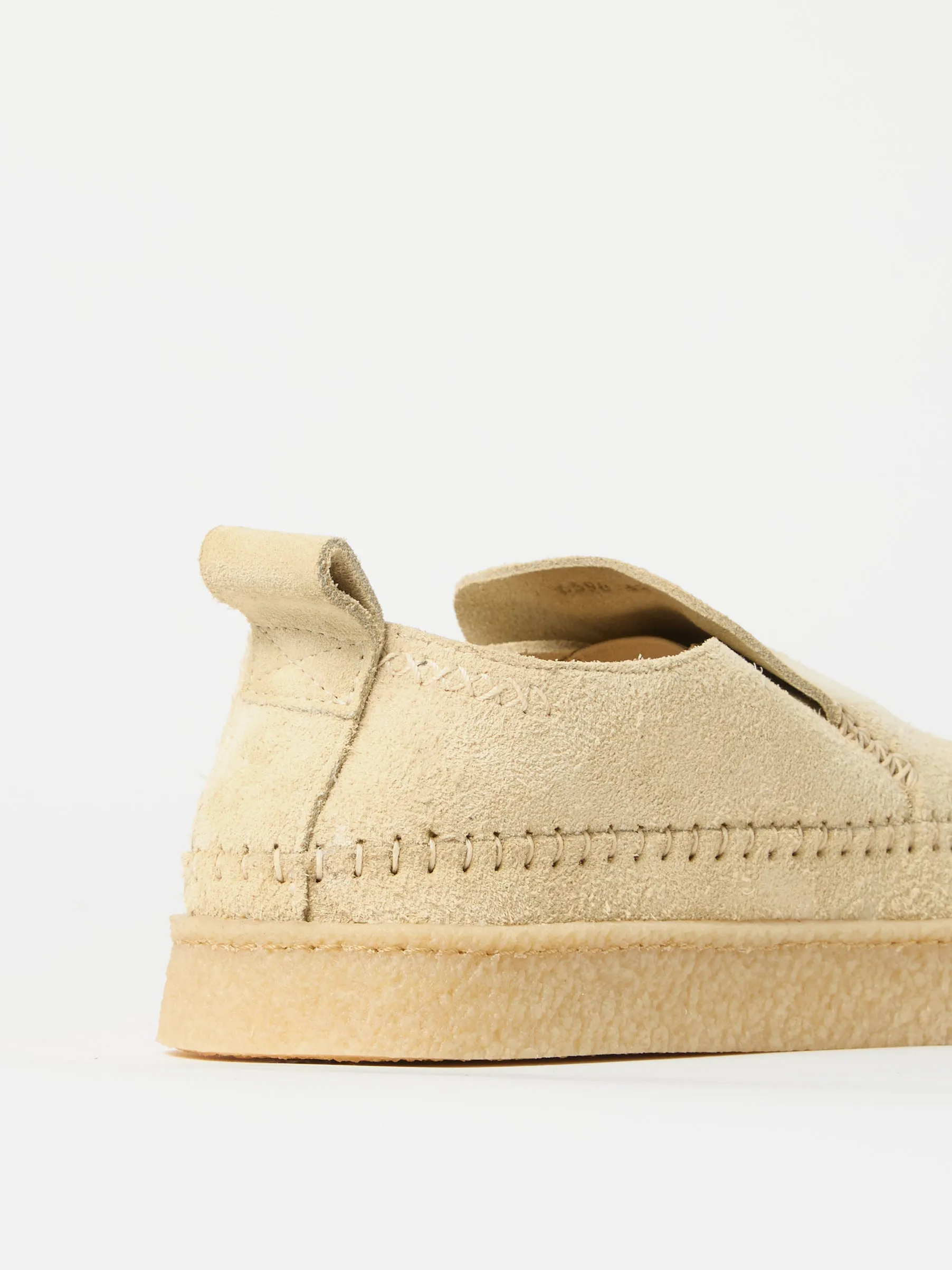 Yogi x Universal Works Hitch Loafer in Sand Brown Hairy Suede